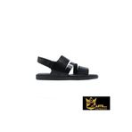 Zaim Kundura Erkek Siyah Hakiki Deri Sandalet 343501008-1 Siyah-41