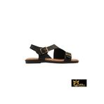 Zaim Kundura Kadın Siyah Hakiki Deri Sandalet 505320342-1 Siyah-39