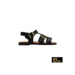 Zaim Kundura Kadın Siyah Hakiki Deri Sandalet 505320345-1 Siyah-39