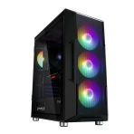 Zalman I3 Neo Black, Megamax, 700W 80+, Mesh Panel, Tempered Glass, 4X120mm Rgb Fan, Atx Kasa