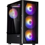 ZALMAN N4 Rev.1, MegaMax, 600W 80+ Bronz, Mesh Panel, Tempered Glass, RGB, ATX GAMING KASA
