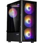 Zalman N4 Rev.1 Mesh Megamax 600W 80+3X140MM + 3X120MM Rgb Fan Mid-T Gamıng Kasa - Siyah