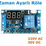 Zamanlayıcı Kulucka Makınasında Vıyol Zamanlama Zaman Ayarli Role Zaman Tetiklemeli Role Arduino