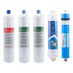 Zamanyolu Su Arıtma Cihazları İle Tam Uyumlu 12 Inch Su Arıtma Cihazı Inline Filtre Seti - 5' Li Set