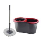 Zambak Mop Temizlik Kovası Dönerli Balerina Siyah Z2 - Standart