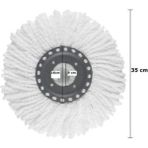 Zambak Paspas Yedeği Mikrofiber Mop Vilada Ucu - Krem