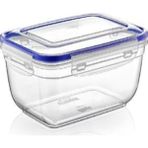 Zambak Plastik 2,5 Litre 20X10CM Pratik ve Kullanışlı Ergonomik Saklama Kabı - Beyaz - yok