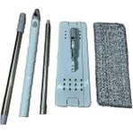 Zambak Plastik Zambak Tablet Mop Yedek Set 105CM Metal Sopa,cırtlı Plastik Palet Paspas - Krem