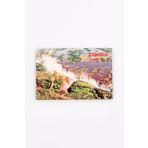 Zambiya Temalı Ahşap Kartpostal Magnet