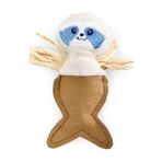 Zampa Catnipli Fok Balığı Peluş 11 cm Kedi Oyuncağı