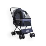 Zampa Nova 52x76.5x95 cm Lacivert Kedi ve Köpek Gezdirme Arabası