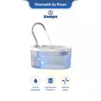 Zampa Oval Kedi ve Köpekler İçin Otomatik Su Pınarı 3.2 Litre