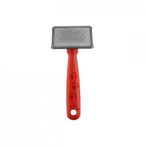 Zampa Slikon Top Başlıklı Small 14x6 cm Kırmızı Kedi ve Köpek Fırçası