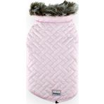 Zampa Supreme Yakalı Kürklü Mont Pembe XSmall