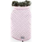 Zampa Supreme Yakalı Kürklü Mont Pembe XSmall