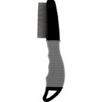 Zampa Zt3808 Kedi, Köpek Kıtık Açma Ve Pire Tarağı 20X4.5Cm, Gri