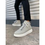 Zapatos JY206 Ottawa Bağcıklı Ortopedik Taban Süet Erkek Spor Bot Sbt - Gri