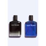 Zara Navy Black + Man 800 Black Eau De Toilette 2x100 ml Erkek Parfüm Seti, P3158S2442