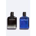 ZARA NAVY BLACK + ZARA MAN 800 BLACK EAU DE TOILETTE 2X100 ML İNDİRİMSEHRİ