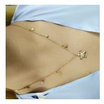 Zaradise Accessories Kadın Yıldız Figürlü Rose Gold Renkli Çelik Kolye