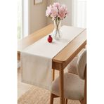 zarafet concept Naturel Ham Keten Bej Runner 40x110