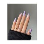 ZarDünya Kalıcı Lila Nail Art 24'lü Takma Tırnak