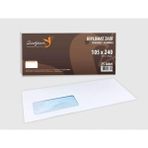Zarfsan Diplomat Zarf Pencereli 10,5x24 110 Gram 1.Hamur 25 Adet