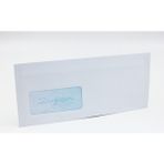 Zarfsan Pencereli Diplomat Zarf 10,5 x 24 cm 90 Gram 1.Hamur 500'lü