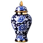 Zarif Zencefil Kavanoz Vazo Modern Seramik Çiçek Vazoları Oturma Odası Yapay Çiçek Vazo Dekoratif Çiçek Vazo Lüks Avrupa Tarzı Kumbara Ev Dekoru, B-H45xw25cm,B-H45xw25cm