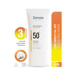 ZAROZA Leke Karşıtı ve Cilt Tonu Eşitleyici Yüz İçin Güneş Kremi - Arbutin + Glulatyon UVA UVB SPF50+