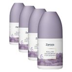 Zaroza Roll On Beyazlatma Etkili 24 Saat Koruyucu Aluminyum İçermeyen Kadın 75 ml (4 paketi)