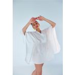 ZAU Nereid Beyaz Kısa Kimono