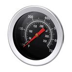 Zauss 350 Santigrat Derece Paslanmaz Çelik Barbekü Izgara Fırın Termometre Sıcaklık Ölçer