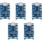 Zauss 5 Adet Micro USB TP4056 Bms 5V 1A Korumalı Lityum Pil Şarj Devresi Powerbank