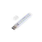 Zauss 8 LED Beyaz Işık Taşınabilir Mini USB LED Lamba 5730 Smd Kamp Stick LED