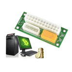 Zauss ADD2PSU Atx -Sata Molex Mining Riser 4 Pin 24 Pin Psu Çoklayıcı Güç Kaynağı Bağlantı Adaptörü