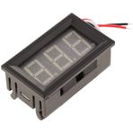 Zauss Dc 0-30 V 3 Kablolu Kırmızı 0.56 Led Dijital Panel Voltmetre