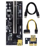 Zauss Riser V009c Plus 8 Kapasitörlü Yükseltici Pcı-e X1 To X16 Mining