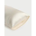 Zavo Ekru Saf Ipek Yastık Kılıfı - 50x70