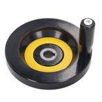 ZAWELIYO 12x125 Mm Takım Tezgahı El Çarkı Geri Dalgalanma El Çarkı Torna Freze Taşlama Makineleri Için Geri Dalgalanma El Çarkı
