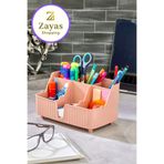 Zayas Shopping ZS-0058-VİVA-ÇOK AMAÇLI MASA ÜSTÜ KALEMLİK-MAKYAJ ORGANİZERİ-TAKI DÜZENLEYİCİ