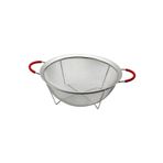 Zayla 28CM TEL SEPET METAL SÜZGEÇ SİLİKON KILIFLI KULP METAL ÇERÇEVE - AYAK (5165)