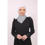 Zaytoon Fular Filistin Kefiye Desenli Bayrak Baskılı Saçaksız Unisex - Siyah
