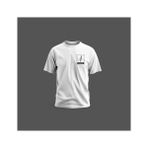 Zaytoon Tişört, Kısa Kollu Yan Küçük Filistin Posta Yazılı Dijital Baskılı Pamuk Rahat T-Shirt - XL - Beyaz