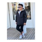 Zaziko Kids Erkek Çocuk Kapüşonlu İçi Kürklü Mont KM3050