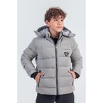 Zaziko Kids Nova Kumaş Kapüşonlu Erkek Çocuk Kışlık Mont KM2509