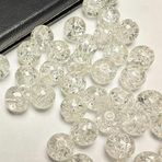 ZAZUZU 100 adet 8/10 mm degrade mavi yuvarlak midilli akrilik boncuk yuvarlak boncuk takı yapımı için bileklik örgü saç boncuk el sanatları