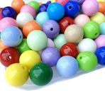 ZAZUZU 1000/2000/3000 adet 6mm Mavi Yuvarlak Midilli Boncuk Akrilik Yuvarlak Boncuk Takı Yapımı için Bilezik Örgü Boncuk Saç İşçiliği