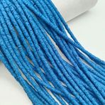 ZAZUZU 2 x 4 mm 280 adet beyaz lav taşı boncukları, volkanik kaya boncukları, takı yapımı için lav boncukları, bileklik kolye el işi için kendin yap lav boncukları