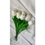Z&B FLOWERS Iskak Lale 8’li Lale Vazo Çiçeği Demetlik Lale Gelin Buketi El Buketi